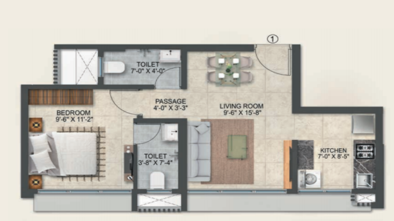 arkade serene malad west-Arkade-Serene-FP-1-BHK-409.png